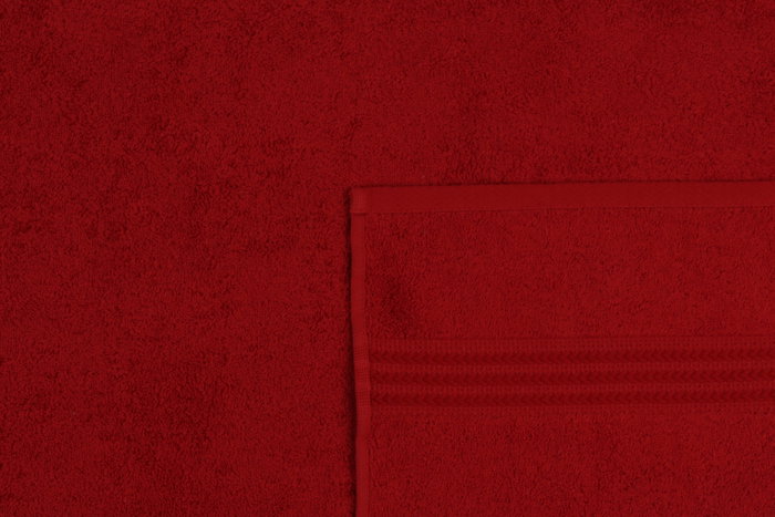 Mijölnir Toalla de Baño Roja 100% Algodón 70 x 140 cm Suave y Absorbente